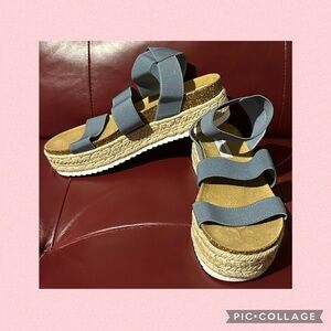 Steve Madden Kimmie Dusty Blue Sandals